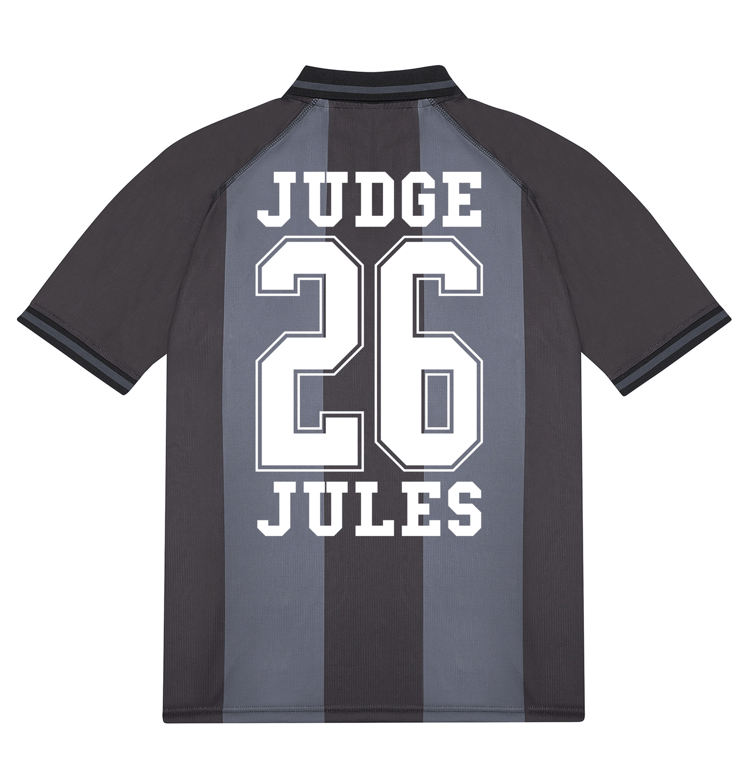 Black/Dark Grey Printed T-shirt Back