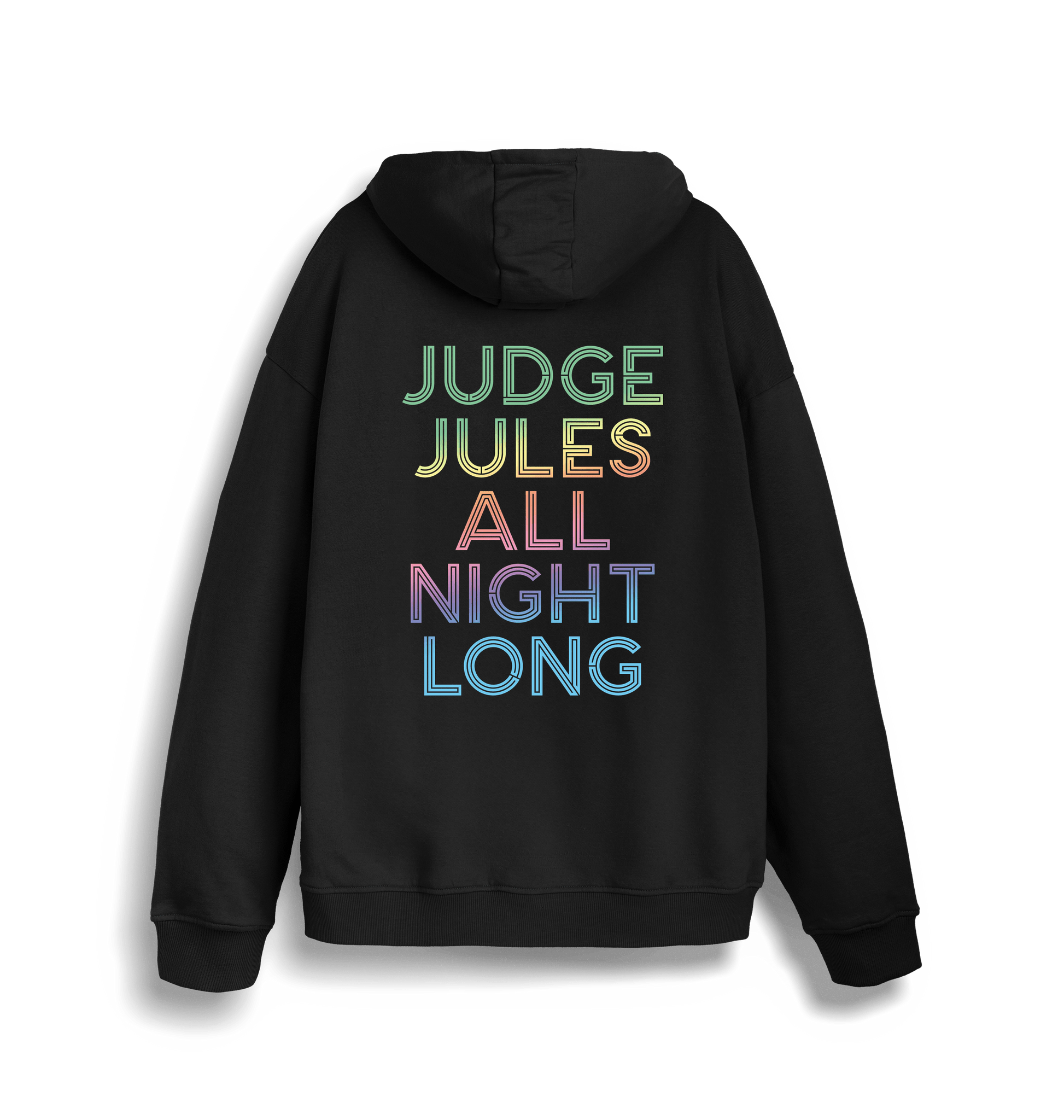 Black Printed Sweater Back