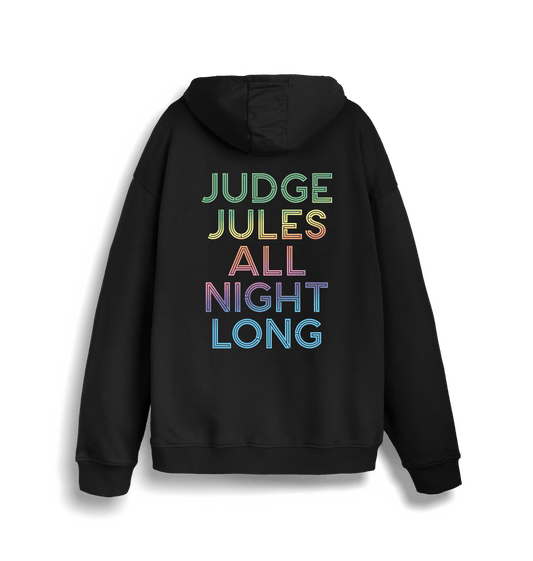 Black Printed Sweater Back