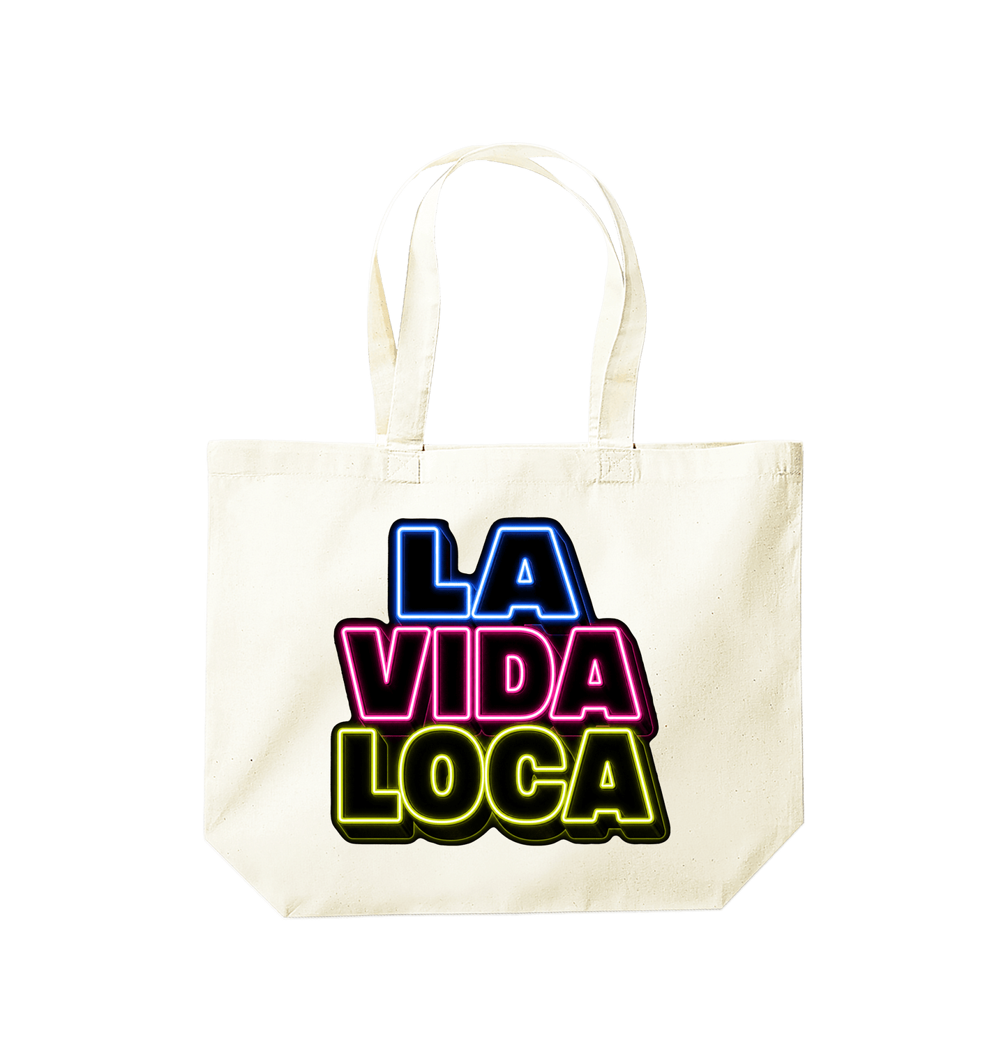 Natural Printed Bag Front