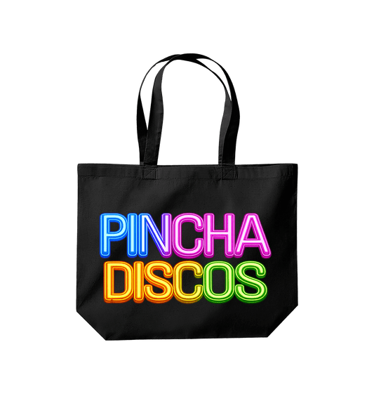 Black Printed Bag Front